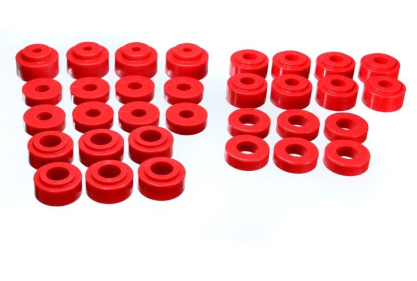 Energy Suspension 3.4115R Gm Body Mount Set - Red