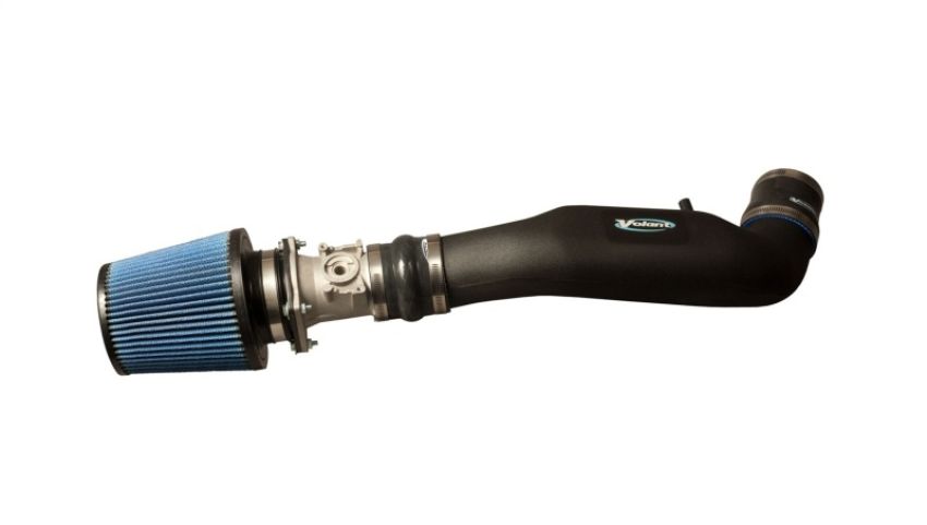Volant 29730 Volant air intake systems utilize a high-velocity venturi filter adapter which provides a smooth transition through the MAF sensor into the intake tube for a much needed airflow improvement over the factory rubber tubing and resonator box.