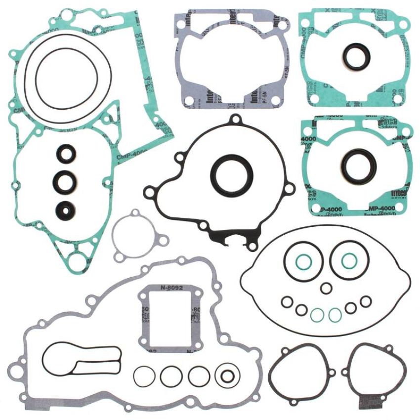 Vertex Pistons 811334 Vertex Gaskets 08-16 KTM XC 250 Complete Gasket Kit w/ Oil Seals
