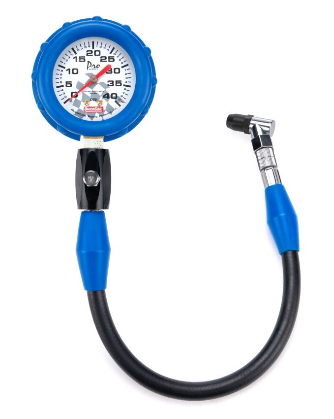 QUICKCAR RACING PRODUCTS QRP56-040 Tire Pressure Gauge 40 PSI