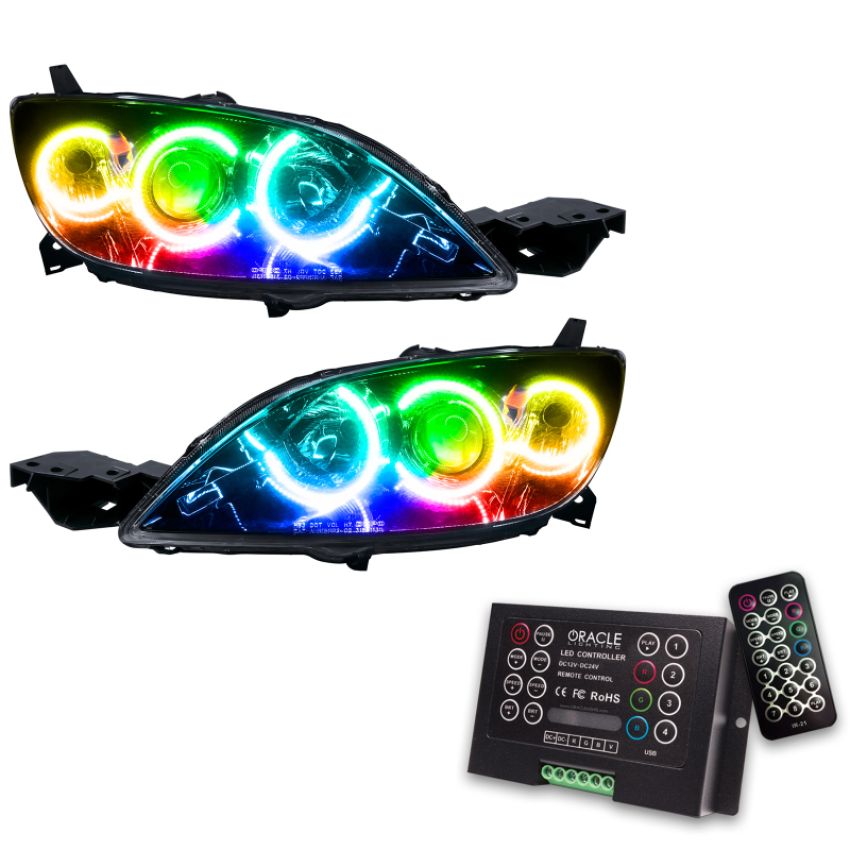 Oracle Lighting 7086-333 SMD Pre-Assembled Headlights, Halogen Style, ColorSHIFT(tm) 2.0