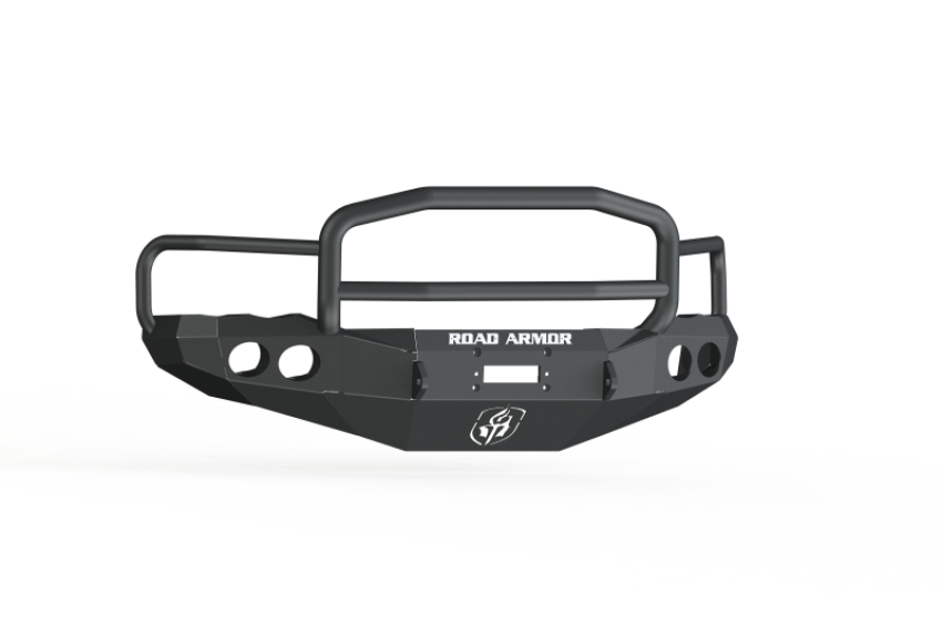 Road Armor 44045B 03-05 Dodge 2500 Stealth Front Winch Bumper w/Lonestar Guard - Tex Blk