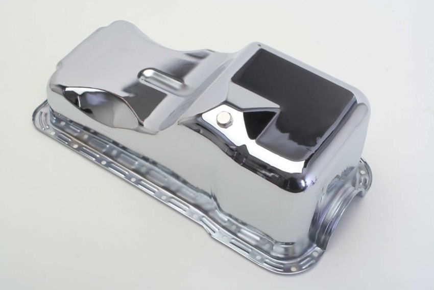 TRANS-DAPT TRA9078 Sb Ford Chrome Oil Pan