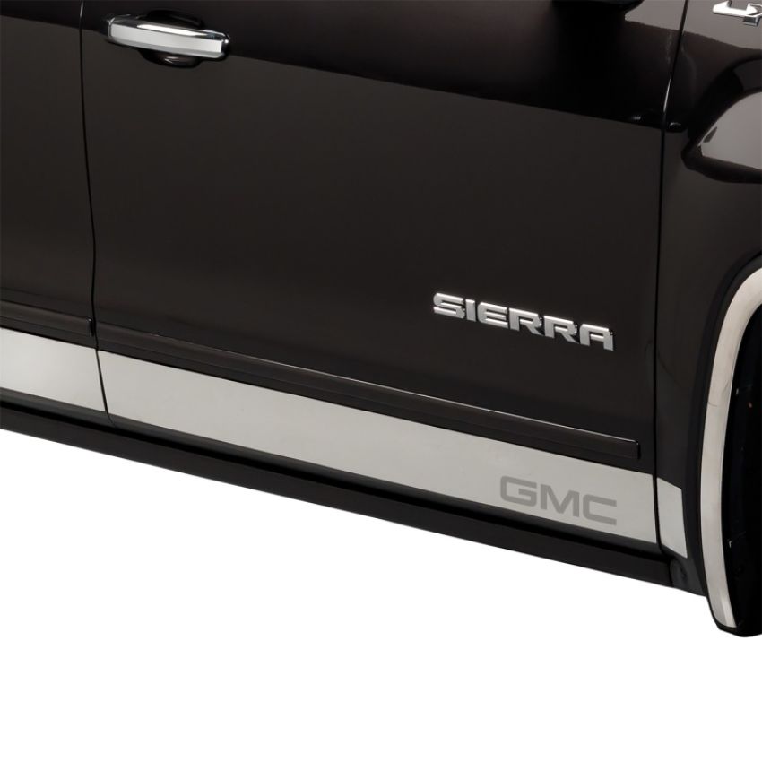 Putco 9751208GM 07-13 GMC Sierra Reg Cab 8ft Long Box - 6in Wide - 10pcs - SS Rocker Panels