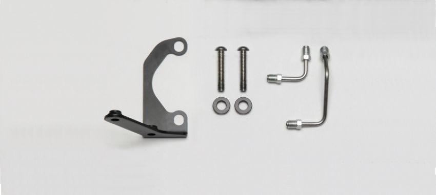 Wilwood 220-13189 Tandem Master Cylinder to Prop valve Bracket L/H & Line Kit