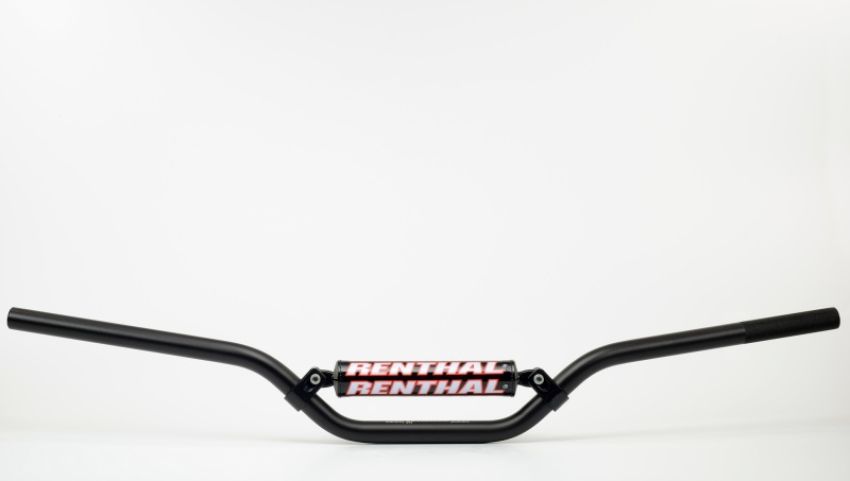 Renthal 660-01-BK-04-254 5.0 Trials 7/8 in. Handlebar - Black