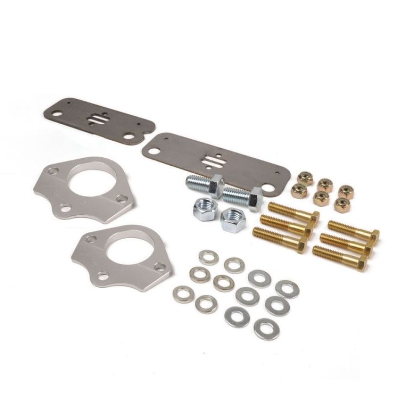Ridetech 12109520 3 hole upper ball joint wedge plate and Shelby drop for 1964-1970 Mustang.