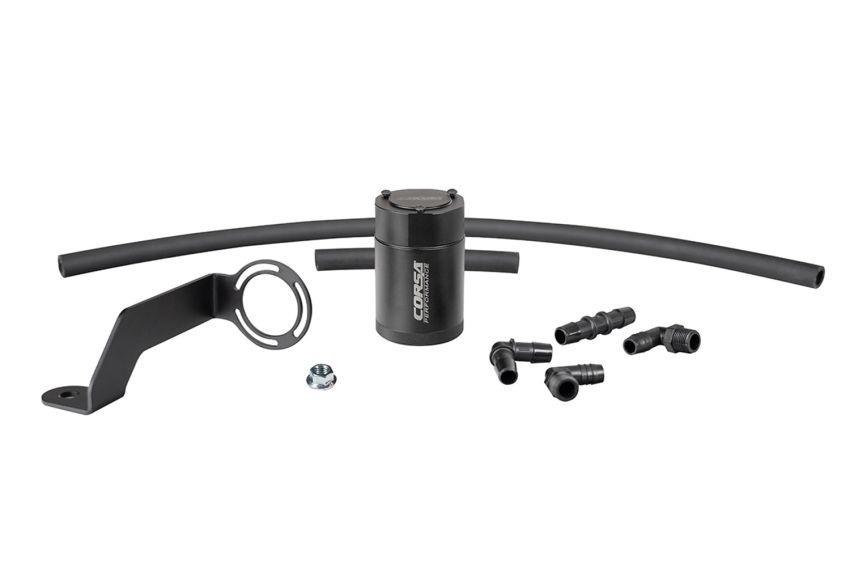 Corsa Performance CC0013 CORSA Performance 3 oz. aluminum oil catch can with mounting bracket