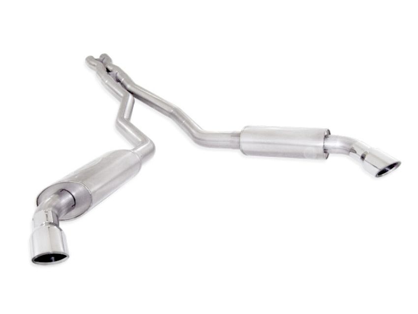Stainless Works CA10CBL-LMF 2010-15 Camaro 6.2L 3in Exhaust X-Pipe S-Tube Turbo Mufflers Polished Tips