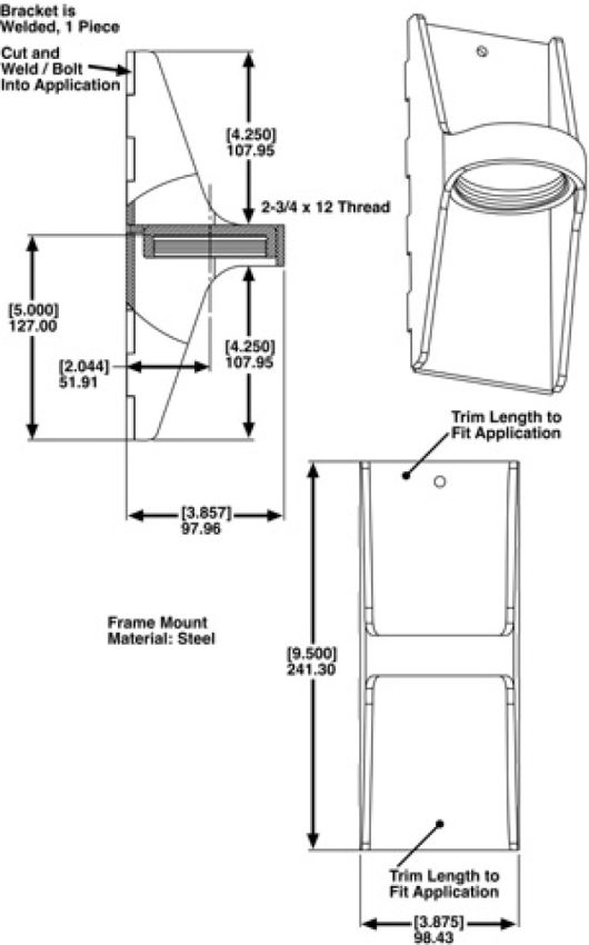 SPECIALTY PRODUCTS COMPANY 25530 JS FRAME SIDEMOUNT ASSY