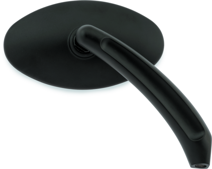 Bikers Choice 488748 65-Up Black Oval Mirrors Custom Pair