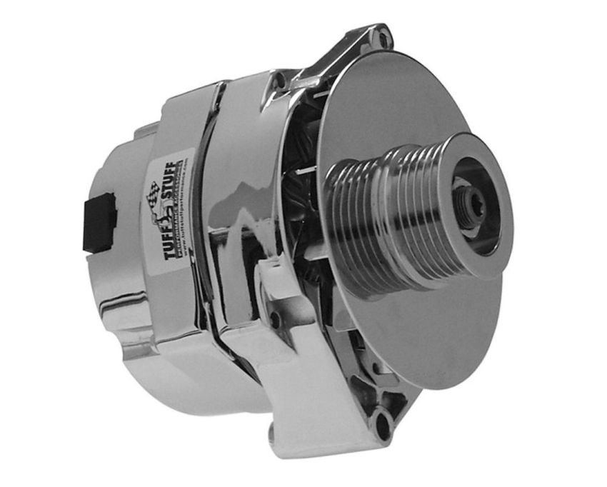 TUFF-STUFF TFS7127ND6G GM Alternator 100 Amp 1-Wire Chrome 6 Groove