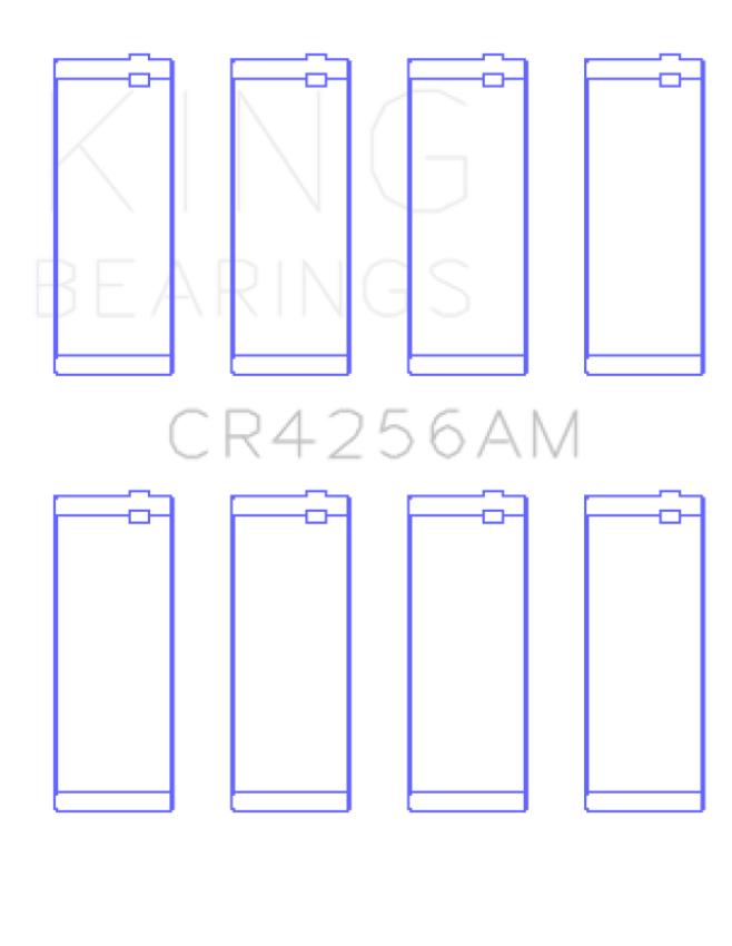 King Engine Bearings CR4256AM1.0 Dodge/Chrysler 148Ci Edz Srt 4 Turbo 2003-2009 (Size +1.0mm) Conrod Bearing Set