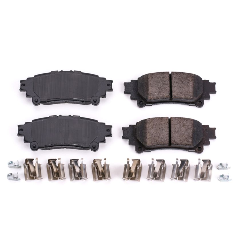 PowerStop 17-1391 PowerStop - Z17 Low-Dust Ceramic Brake Pads with Hardware