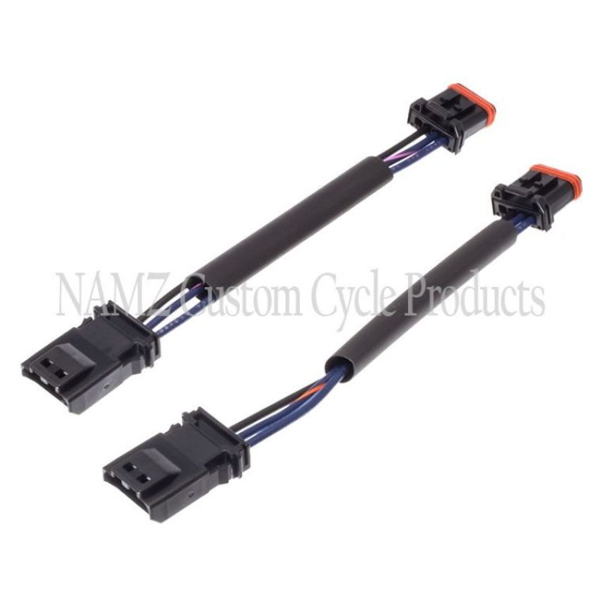 NAMZ NTSX-CB04 16-23 V-Twin Softail (Except FLSTC/FLSTN) Plug-N-Play Front Turn Signal Extension 4in.