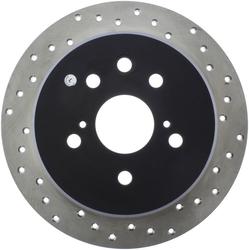 Stoptech 128.44142L Drilled Sport Brake Rotor