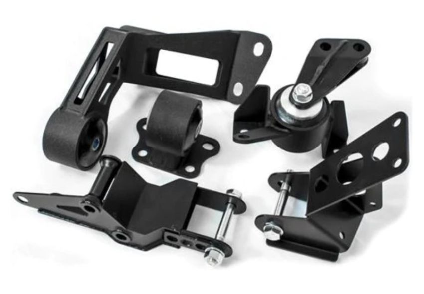 Innovative Mounts 90950-85A Innovative 05-12 Lotus ELISE/EXIGE K-Series Black Steel Mounts 85A Bushings