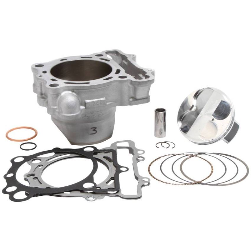 Cylinder Works 30012-K02 17-19 Kawasaki KX 250 F 250cc Standard Bore Cylinder Kit 13.7:1 Comp. 77mm