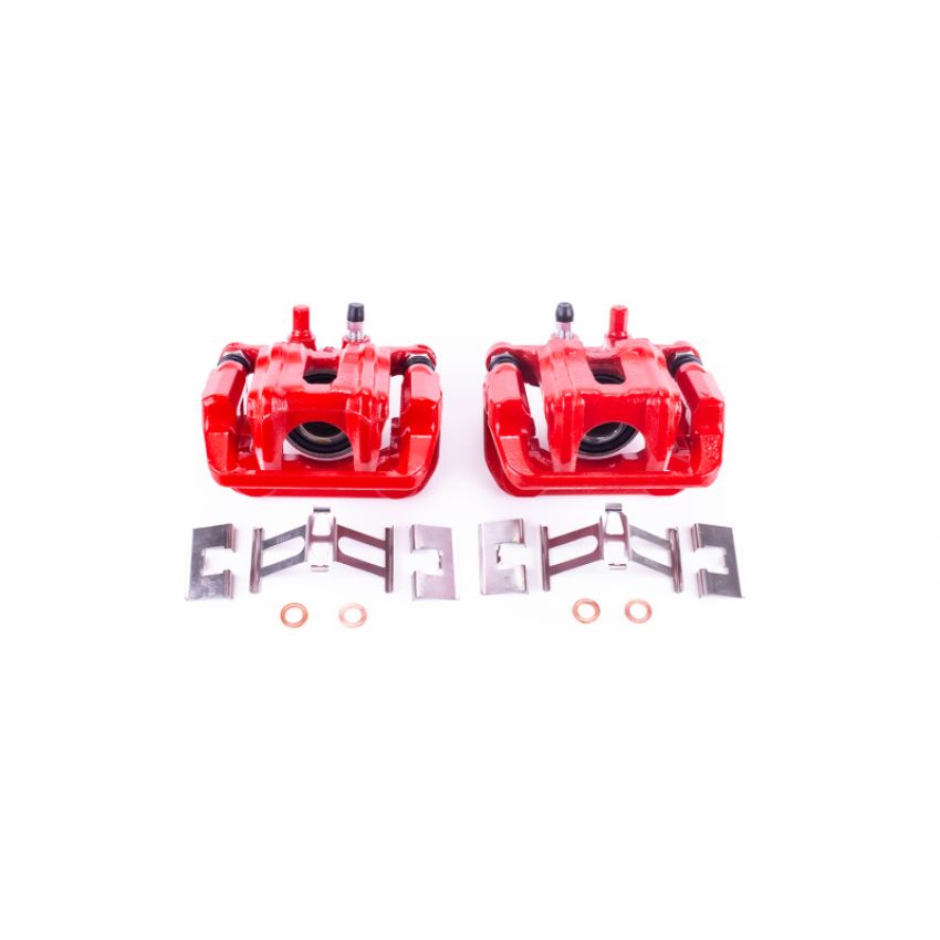 PowerStop S2910A Red Powder Coated Calipers
