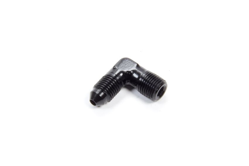 AEROQUIP AERFCM5030 90 Deg Alum #3 Flare 1/8 in Black