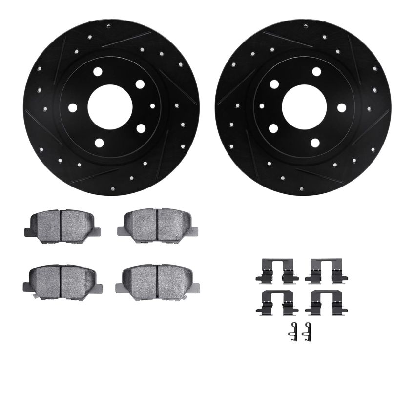 Dynamic Friction 8512-80046 Rotor Kit