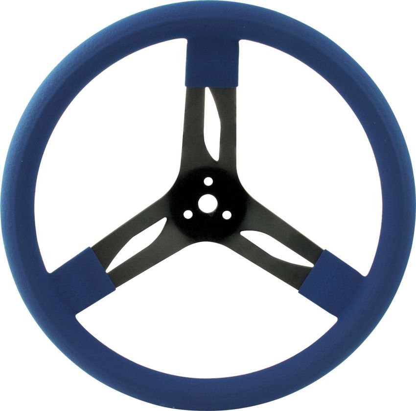 QUICKCAR RACING PRODUCTS QRP68-0032 15in Steering Wheel Stl Blue