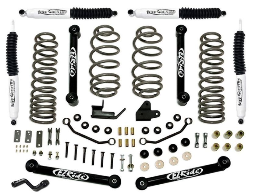 Tuff Country 44900K 97-02 Jeep Wrangler TJ 4in EZ-Ride Lift Kit (No Shocks)