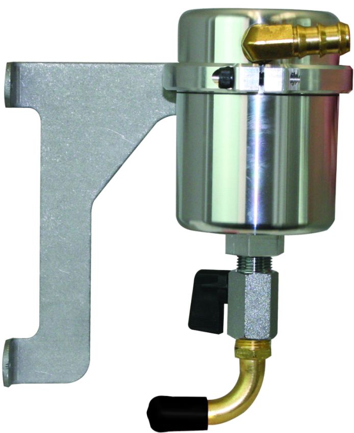 Moroso 85518 12-18 Jeep 3.6L JK Air/Oil Separator Catch Can - Large Body - Billet Aluminum