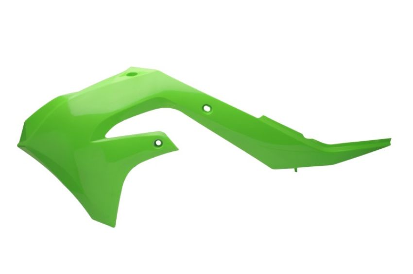 Cycra 1CYC-1871-72 21-23 Kawasaki KX250F Powerflow Radiator Shrouds - OEM Green