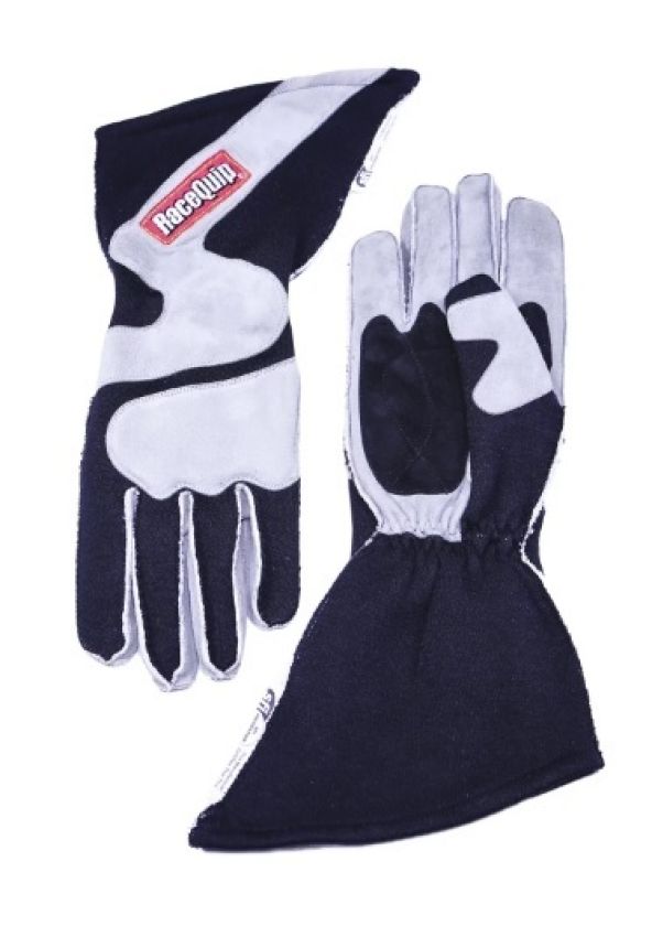 RACEQUIP RQP359603 Gloves Outseam Black/ Gray Medium SFI-5