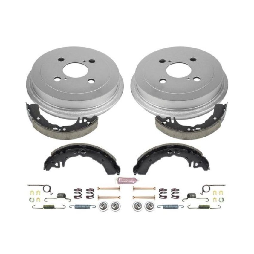 PowerStop KOE15367DK Power Stop 00-05 Toyota Echo Rear Autospecialty Drum Kit