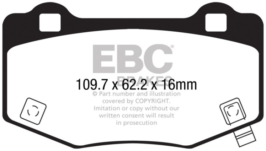 EBC Brakes DP43056R Yellowstuff Street And Track Brake Pads