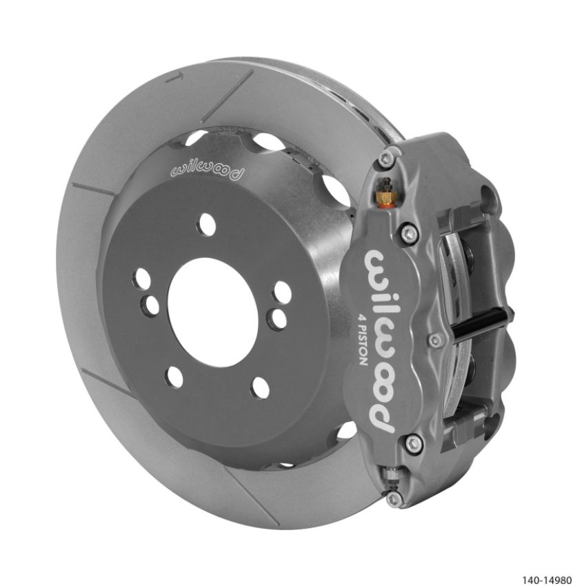 Wilwood 140-14980 Superlite 4R/ST Rear 12.88in Road Race Kit - Gray Hard Anodize 00-06 BMW M3 (E46)