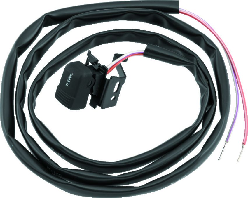 TwinPower 601695 Twin Power 96-13 Big Twin XL V-Rod Black Left Turn Signal Switch Replaces H-D 71598-96 71685-06A