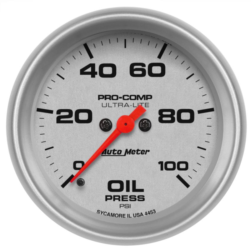 AutoMeter 4453 GAUGE, OIL PRESS, 2 5/8