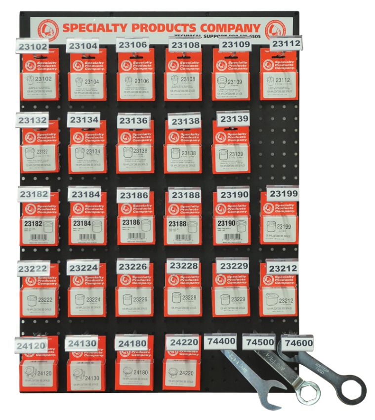 SPECIALTY PRODUCTS COMPANY 88210 LT TRUCK SLEEVE ASSORT. BOARD