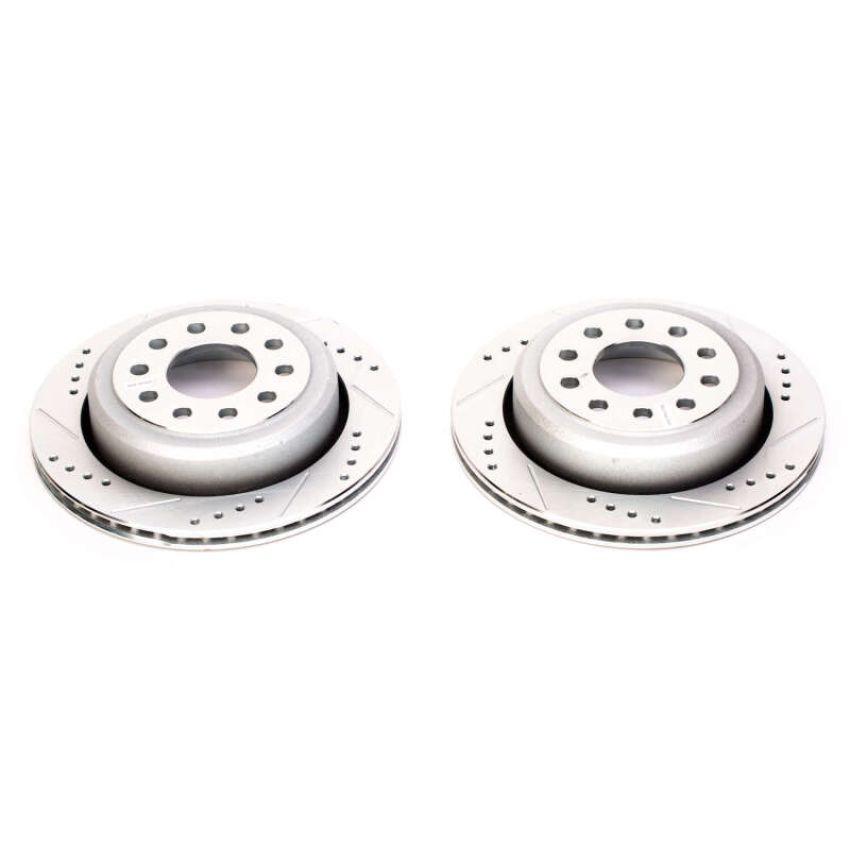 PowerStop AR8166XPR PowerStop Evolution Performance Drilled, Slotted & Plated Brake Rotor Pair