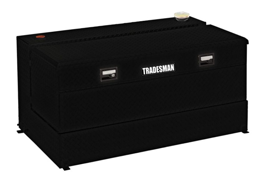 Tradesman 3290 Aluminum L-Shape Liquid Storage Tank Combo (48in. / 80 Gallon Capacity) - Brite