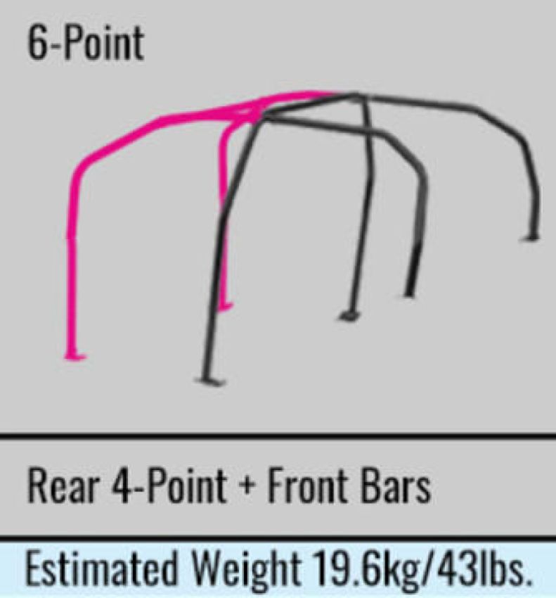Cusco 560 265 B Chro-moly Roll Cage Through Dash 6 Point CP9A (S/O / No Cancel)