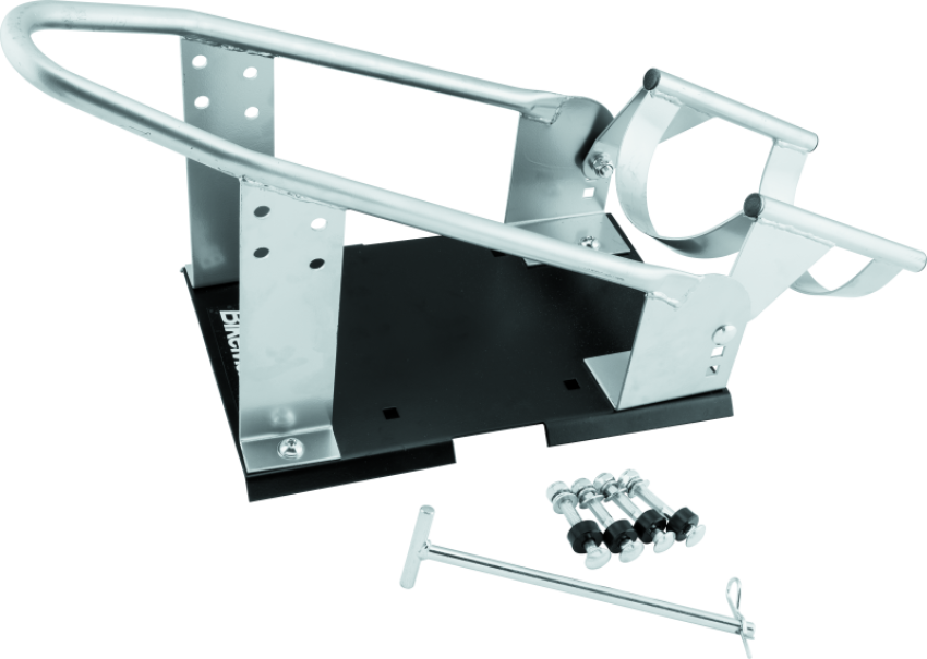 BikeMaster 152453 Heavy Duty Wheel Chock - Silver