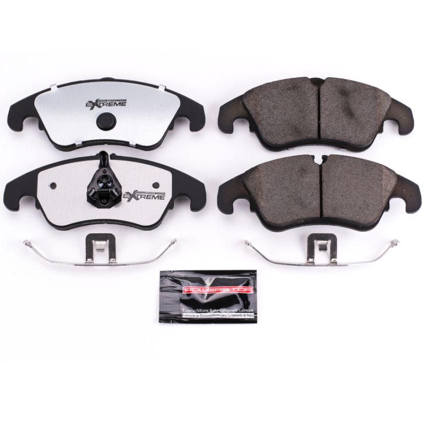 PowerStop Z26-1322 PowerStop - Z26 Performance Carbon-Fiber Ceramic Brake Pads with Hardware Kit