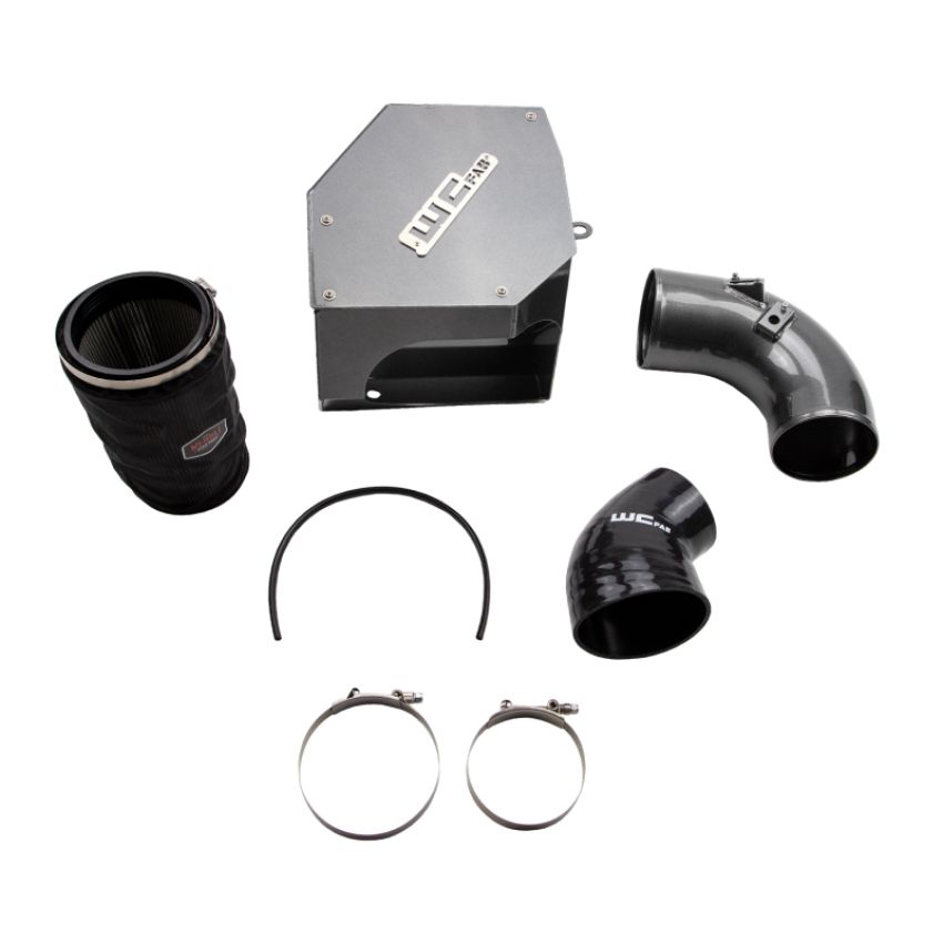 Wehrli WCF100315-FB 19-23 Cummins 6.7L 5in Intake Kit - Flat Black