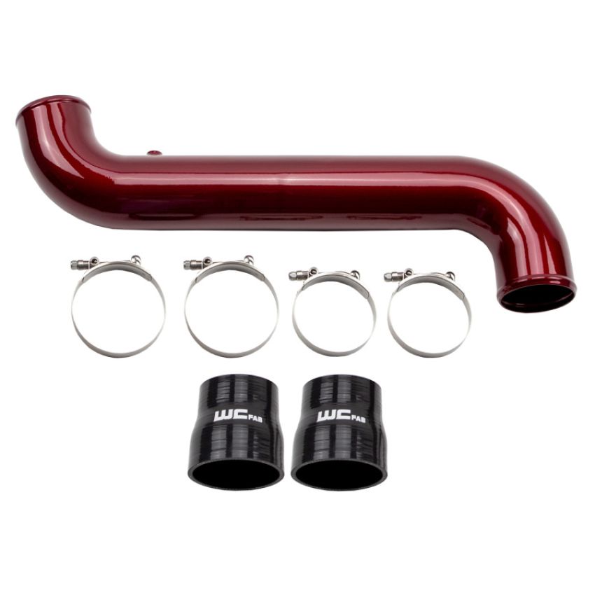 Wehrli WCF100682-CT 11-16 Duramax LML P/S 3.5in. Intercooler Pipe - Candy Teal