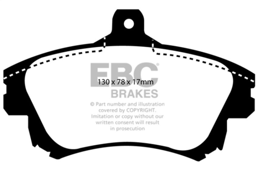 EBC Brakes DP31139C Redstuff Ceramic Low Dust Brake Pads