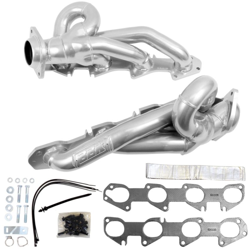 BBK Performance Parts 40150 2019-2024 DODGE RAM TRUCK 5.7L 1-3/4 SHORTY HEADERS (POLISHED SILVER CERAMIC)