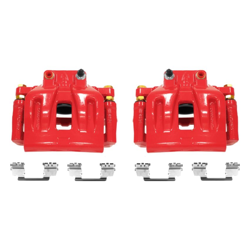 PowerStop S4968A Red Powder Coated Calipers