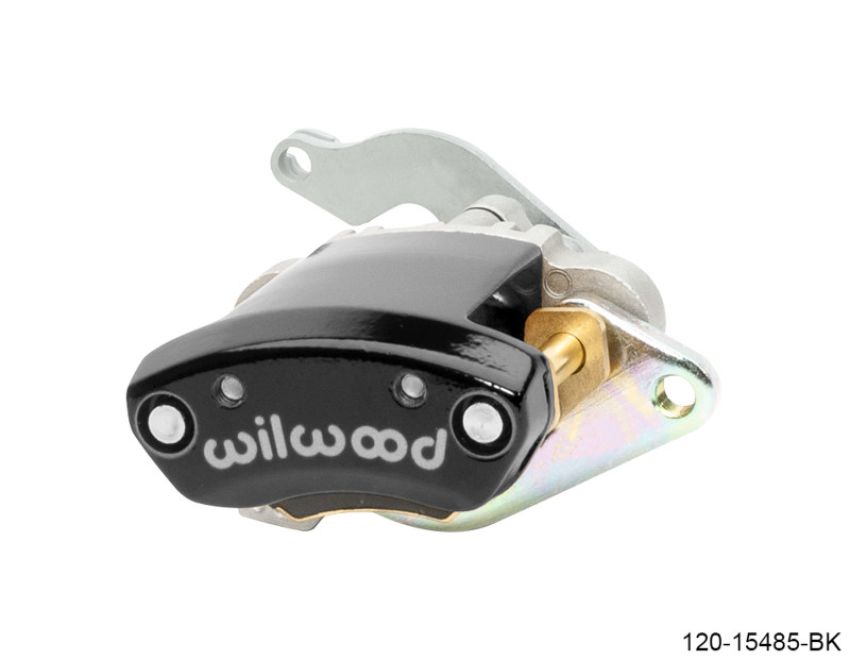 Wilwood 120-15485-BK Caliper - MC4 Mechanical Left Hand - Black 1.19in Piston 1.10in Rotor - Black