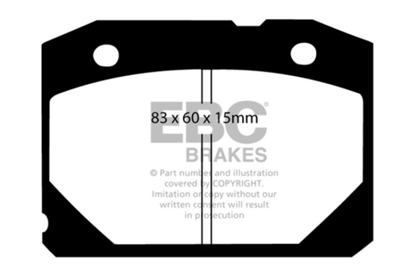 EBC Brakes UD2172 Ultimax OEM Replacement Brake Pads