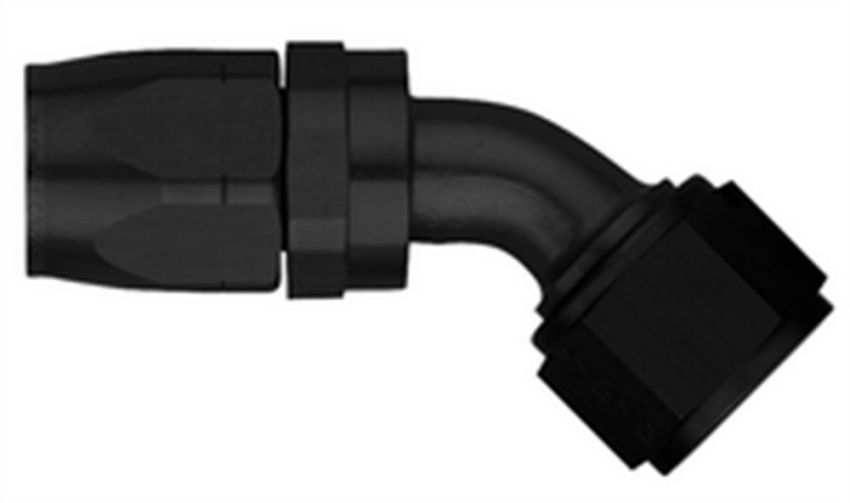 AEROQUIP AERFCM4422 #6 45 Deg Hose End Black