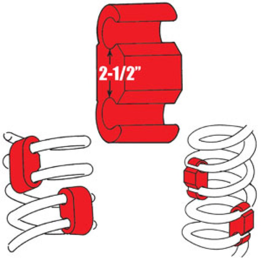 SPECIALTY PRODUCTS COMPANY 24950 COIL SPRING STABILIZER(4)